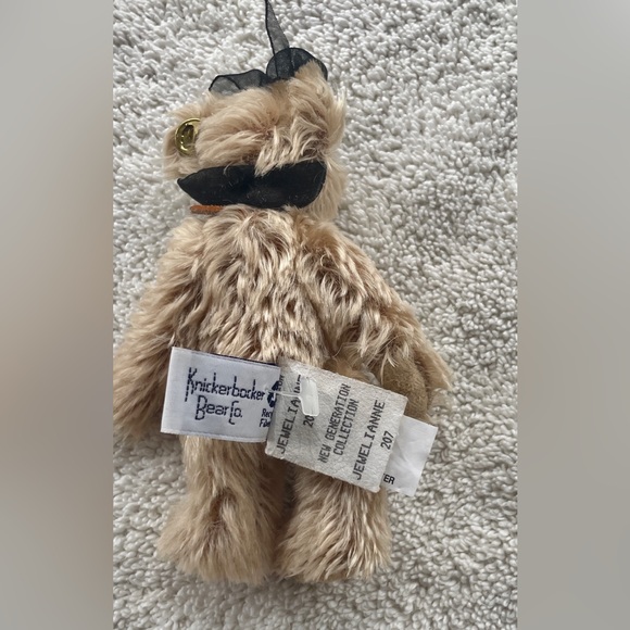 Knickerbocker Mini Bear Jewelianne with Ear Tag Collectible 6” - Picture 6 of 6